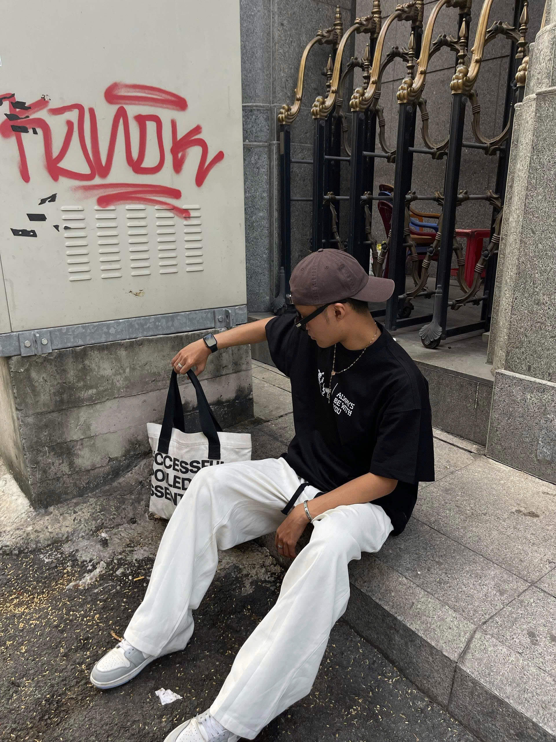 Áo thun boxy tee local brand Cloudzy unisex phông tay lỡ nữ cotton phối màu form rộng boxy BONE