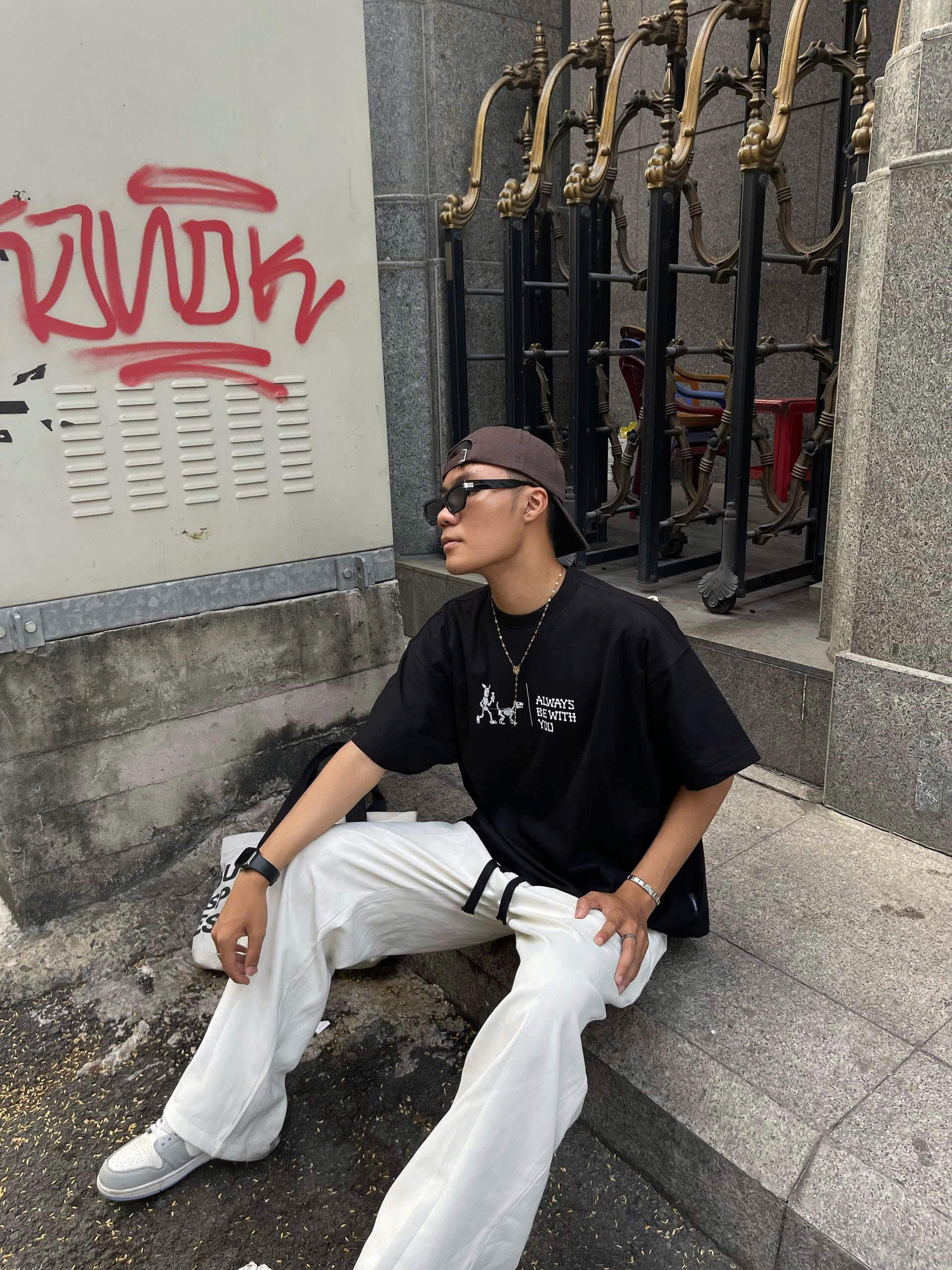 Áo thun boxy tee local brand Cloudzy unisex phông tay lỡ nữ cotton phối màu form rộng boxy BONE