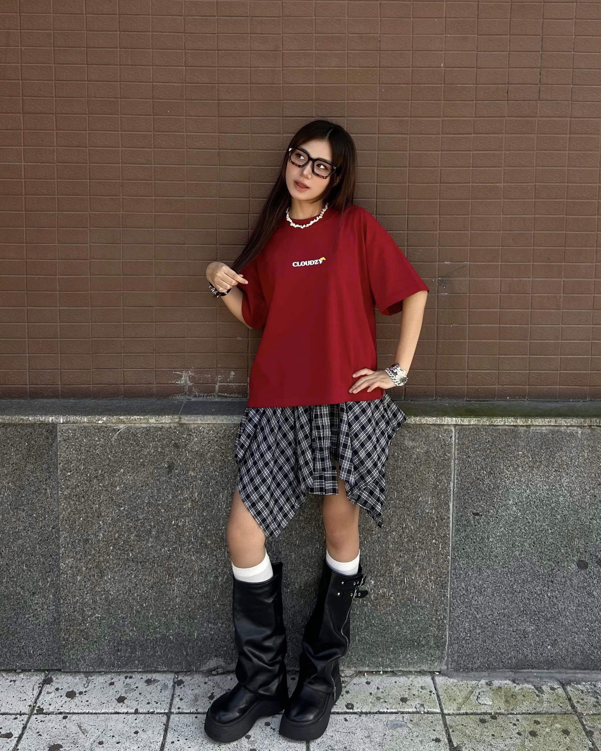 Áo thun boxy tết 2026 CLOUDZY form boxy unisex local brand in chữ 100% cotton 250GSM dày dặn áo phông tết màu đỏ SPIRIT