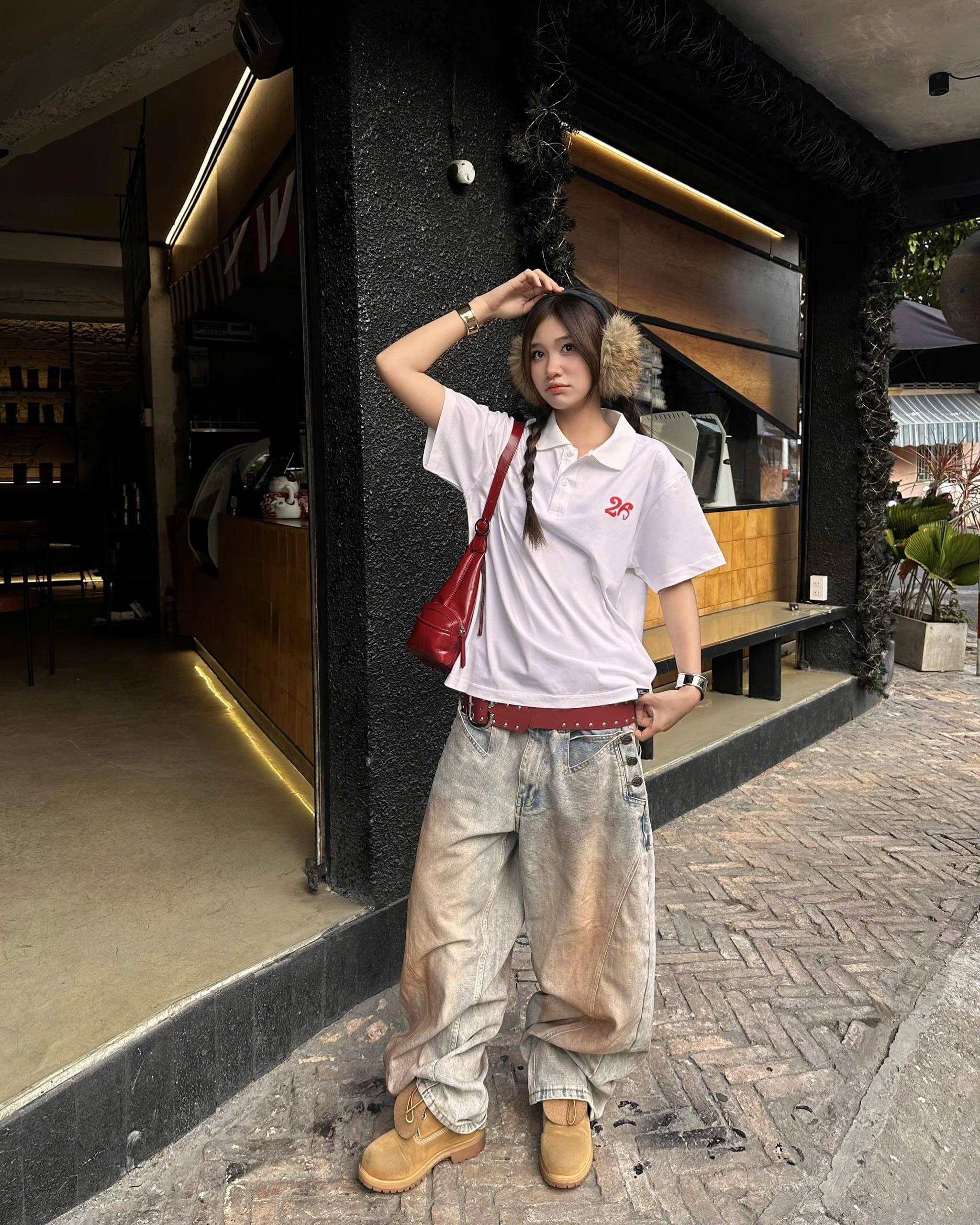 Áo polo tết 2026 CLOUDZY unisex form rộng áo có cổ pima cotton thấm hút tốt áo POLO nam nữ 100% cotton 250gsm STEED