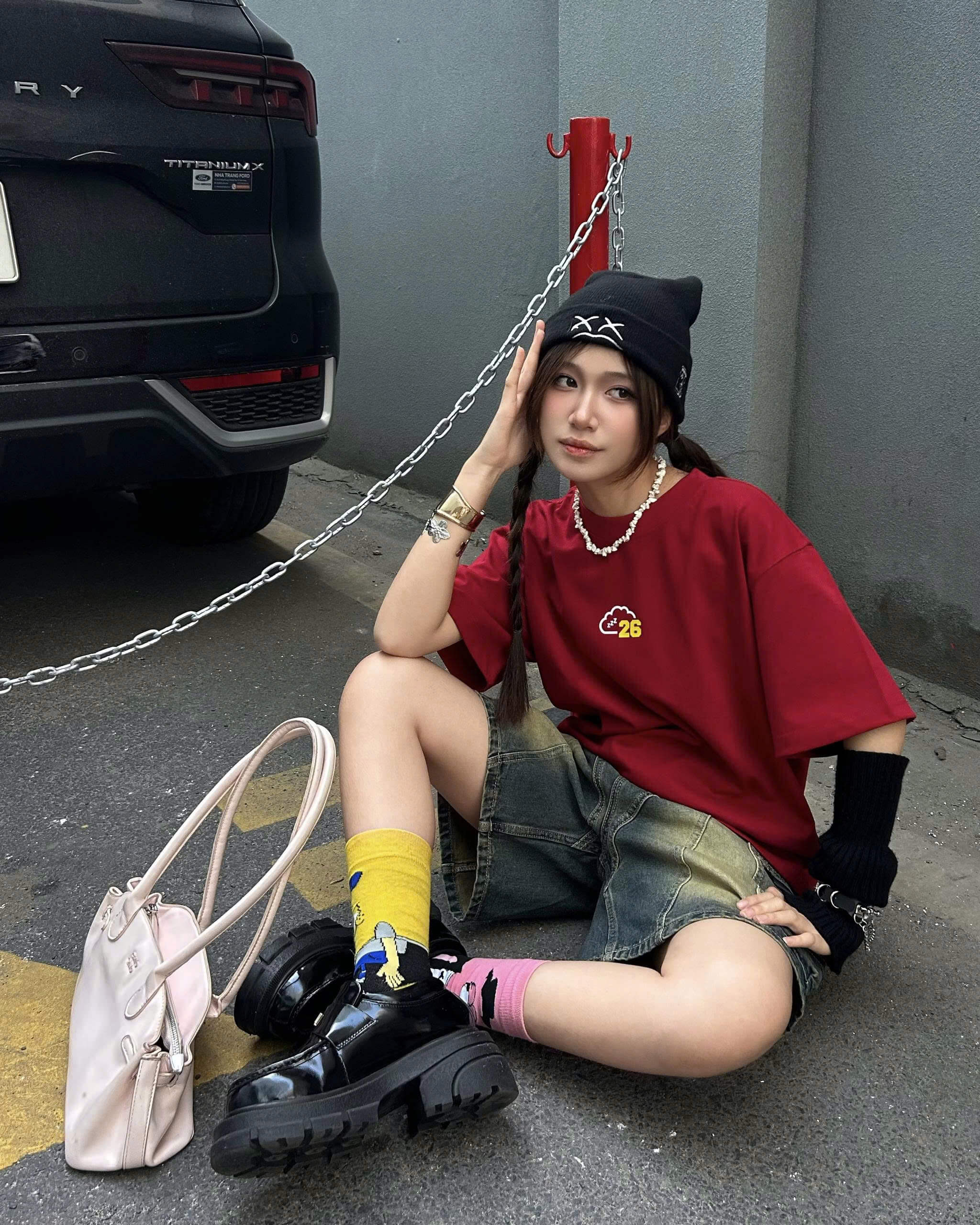 Áo thun oversize local brand nữ nam unisex form rộng phong cách 100% cotton 250gsm oversize Cloudzy NEWYEAR 26