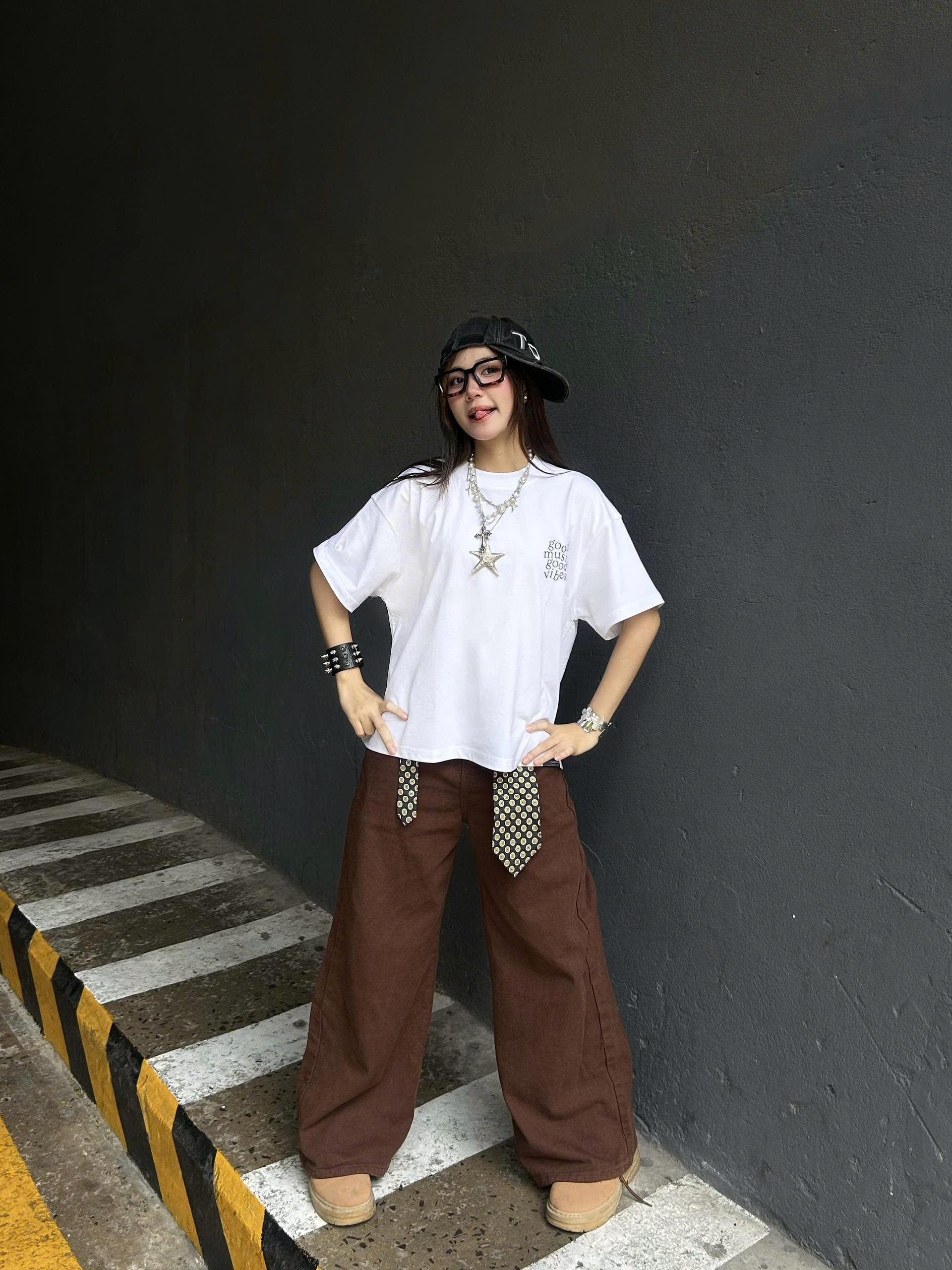 Áo thun boxy tee local brand Cloudzy unisex phông tay lỡ nữ cotton phối màu form rộng boxy VIBE