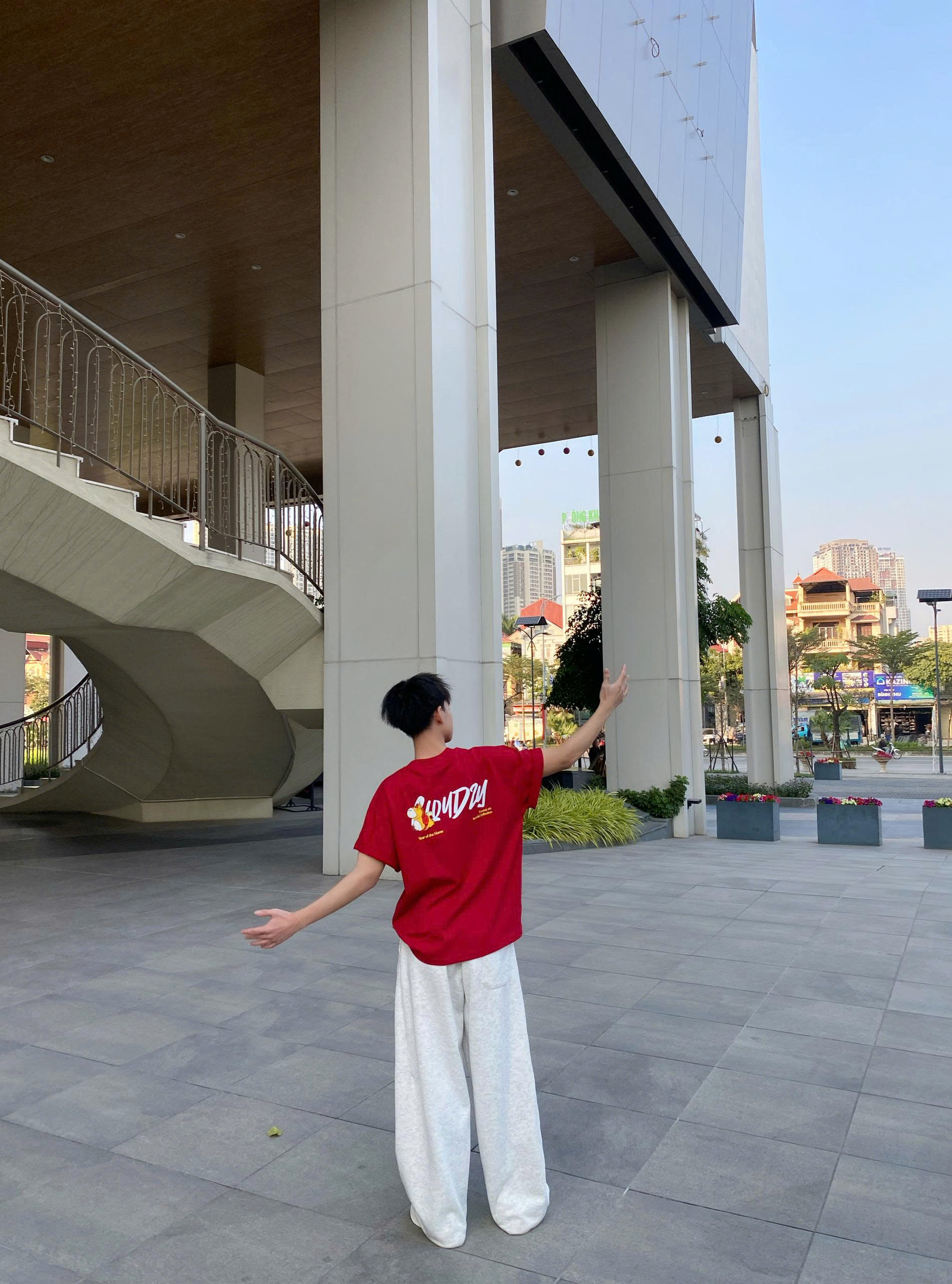 [BST TẾT 2026] Áo thun tết 2026 CLOUDZY local brand form rộng unisex năm ngọ màu đỏ vải 250gsm 100% cotton mềm mịn HORSE