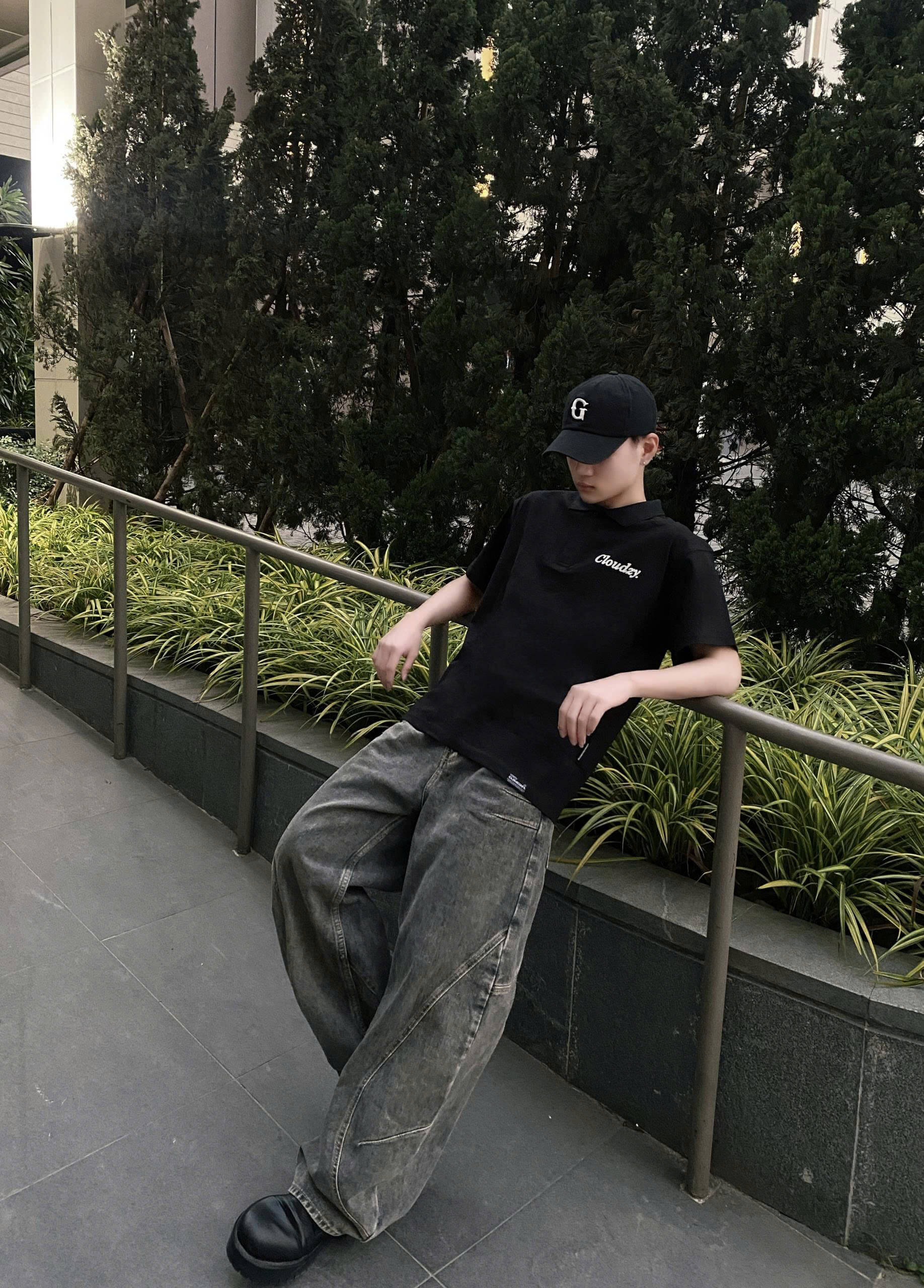 Áo polo CLOUDZY unisex form rộng áo có cổ pima cotton thấm hút tốt in logo áo phông nam nữ 100% cotton 250gsm PL CORE