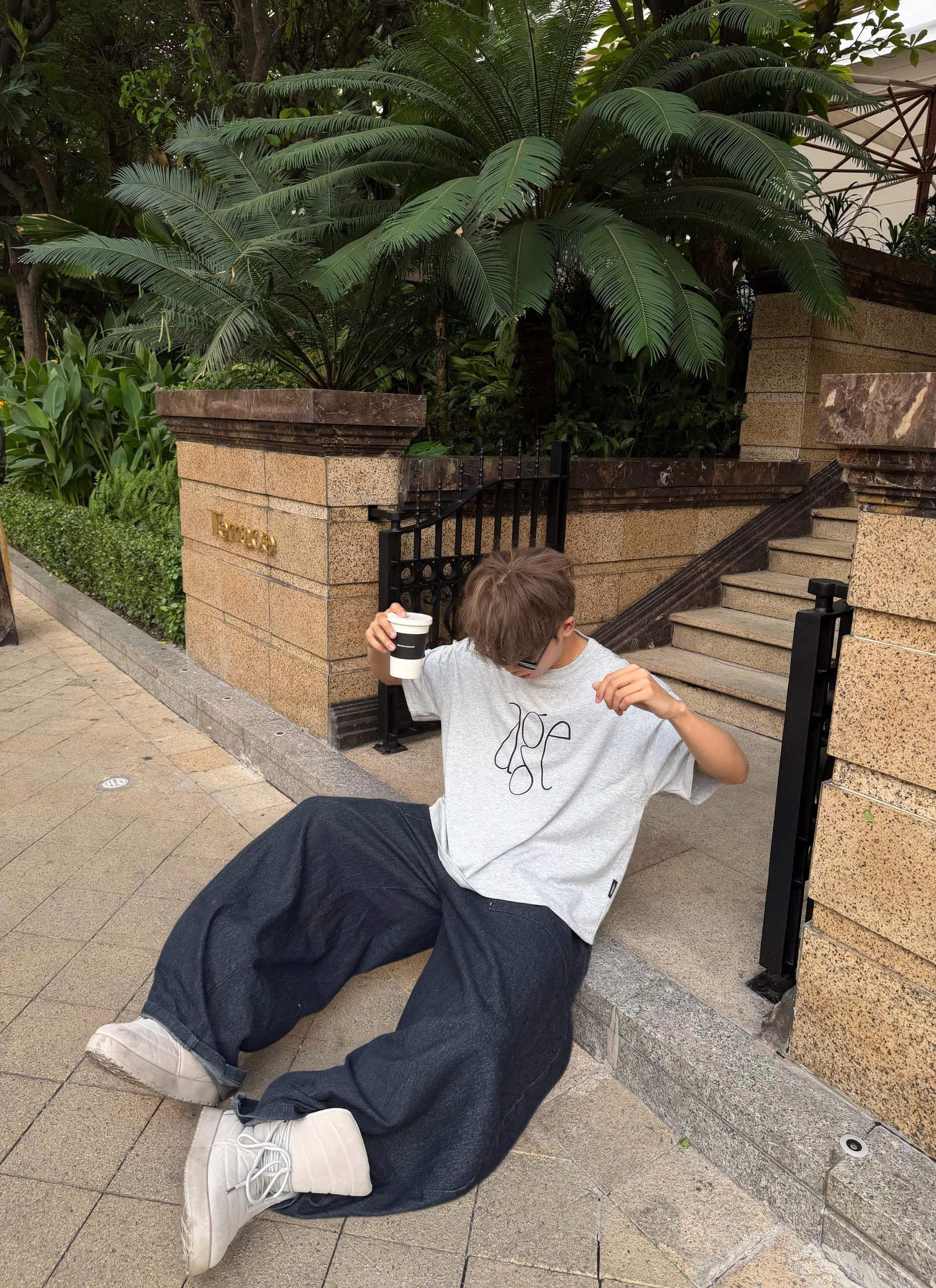 Áo thun boxy CLOUDZY form boxy unisex local brand in chữ AGE cao cấp 100% cotton 250GSM dày dặn áo phông nam nữ