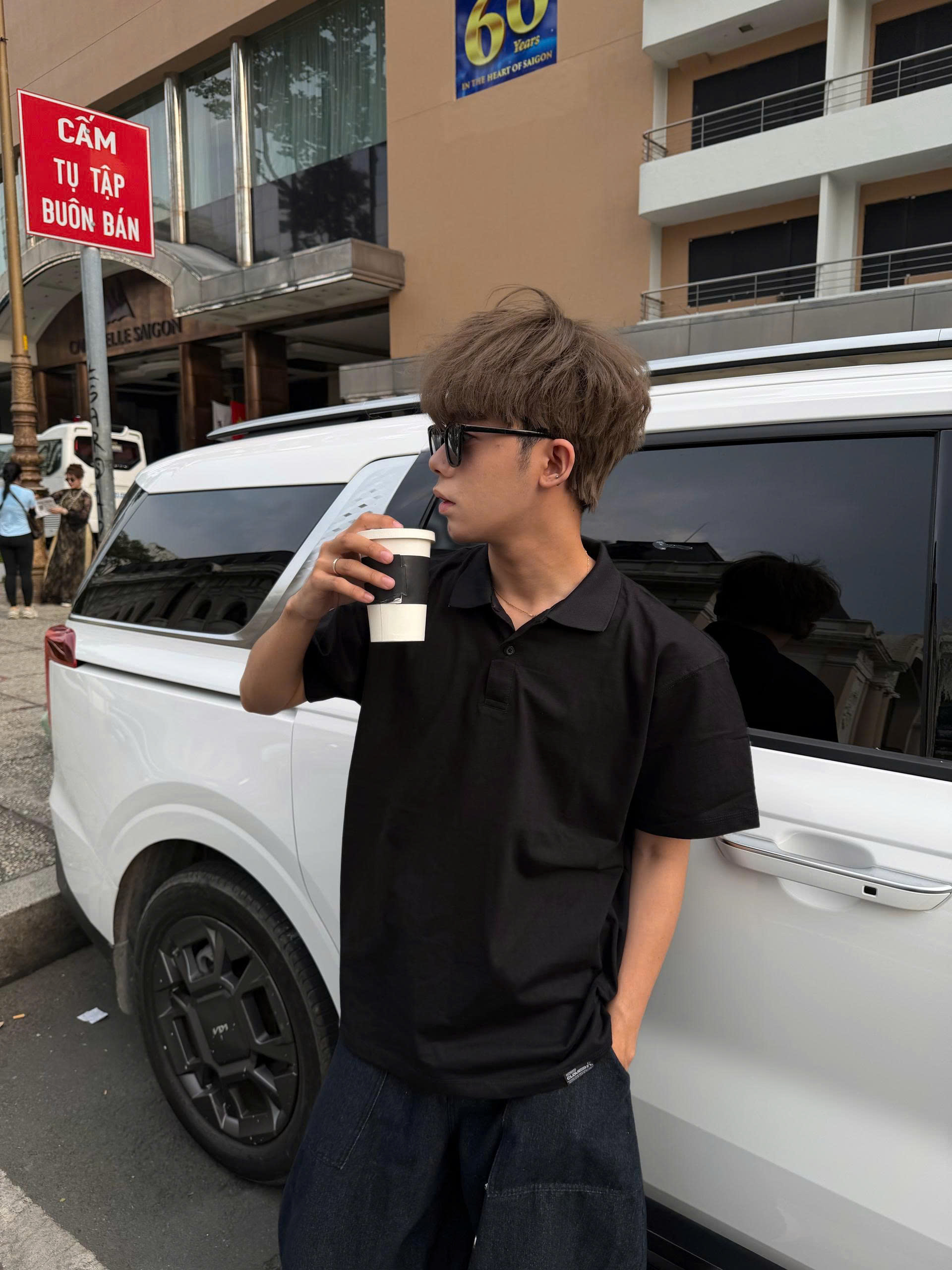 Áo thun nam polo nữ phông có cổ local brand unisex thoáng khí thoải mái oversize POLO TRƠN CLOUDZY