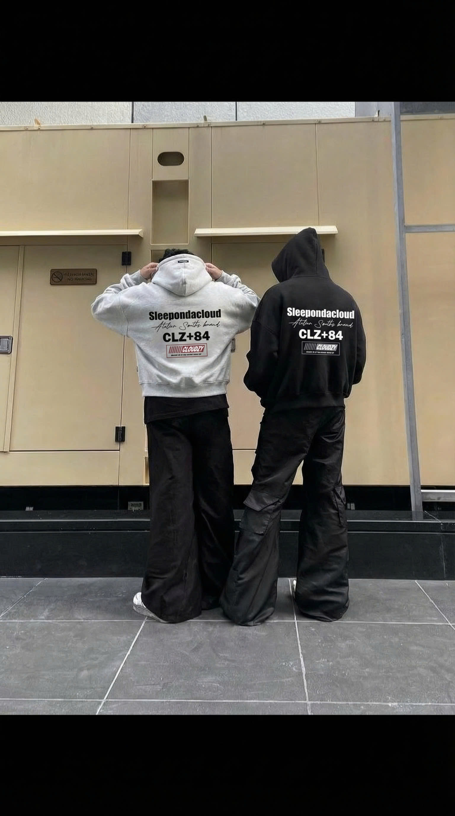 Áo hoodie boxy nỉ dày dặn local brand Cloudzy CLZ+84 nam nữ form rộng basic unisex có mũ siêu to