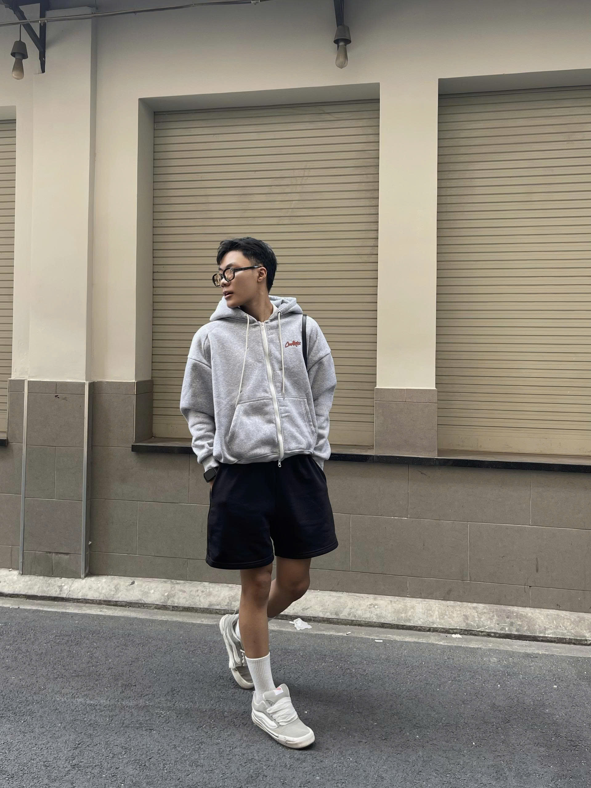 Quần short nam trơn nỉ cotton quần đùi nữ mềm mịn local brand CLOUDZY unisex bigsize SHORT TRƠN 2