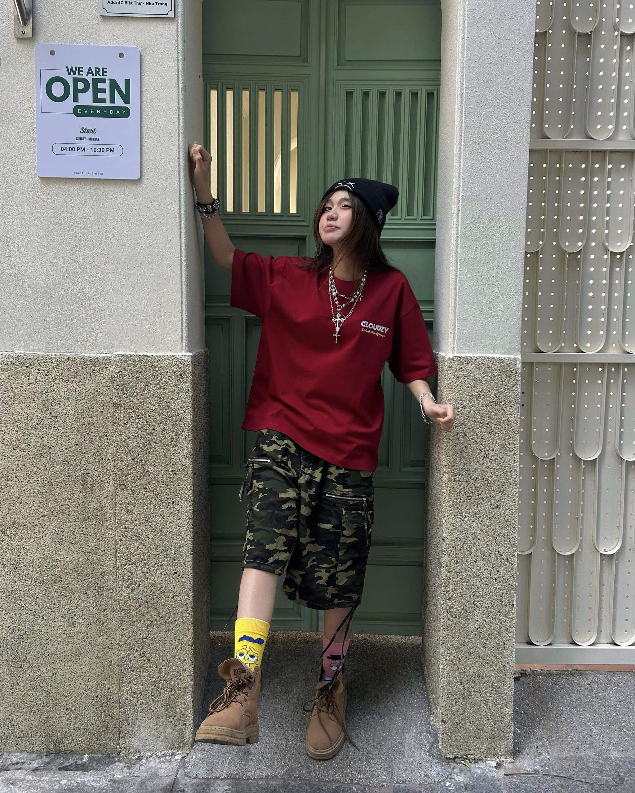 Áo thun form oversize CLOUDZY unisex local brand 100% cotton 250GSM áo phông nam nữ hè phong cách streetwear WISH