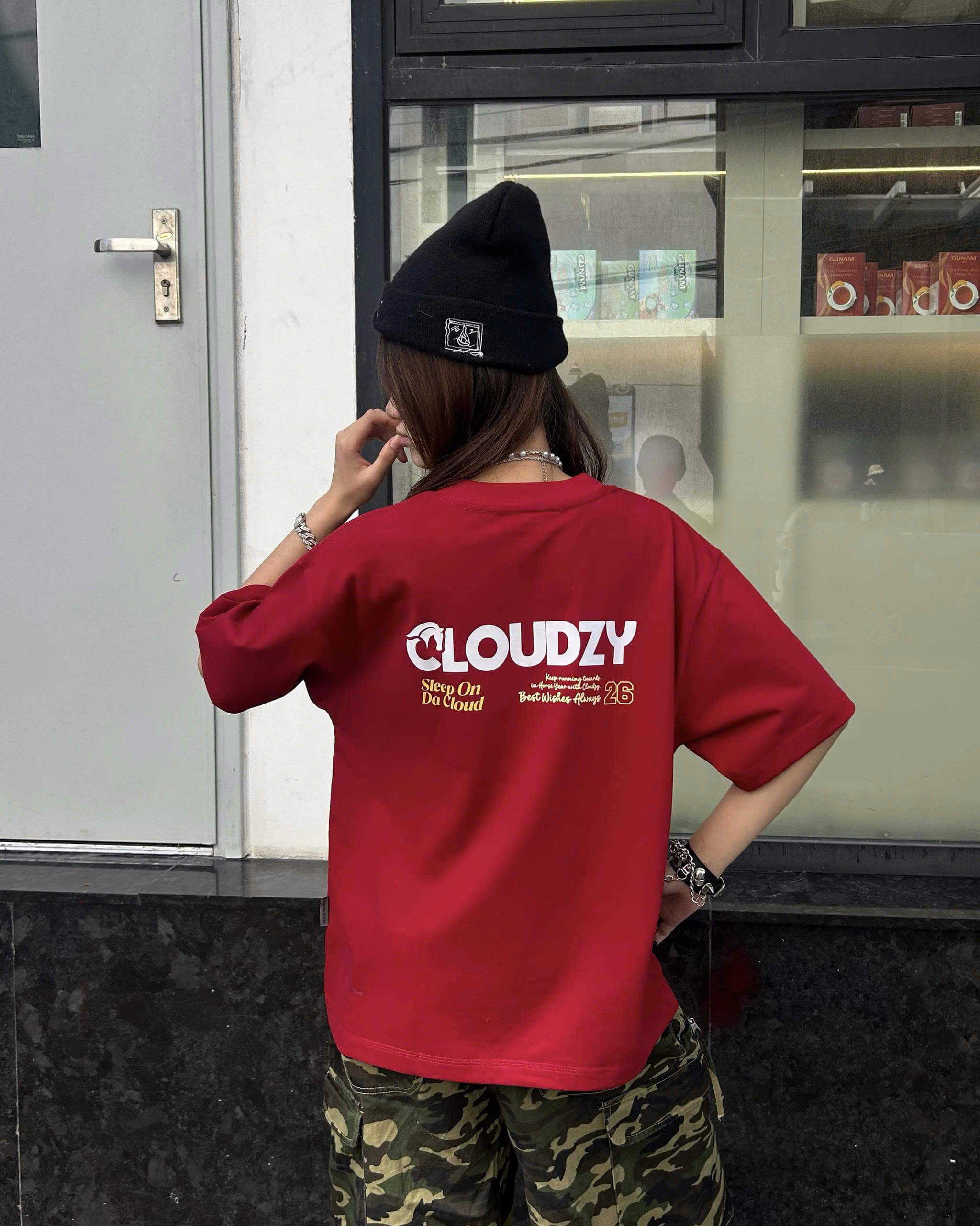 Áo thun form oversize CLOUDZY unisex local brand 100% cotton 250GSM áo phông nam nữ hè phong cách streetwear WISH