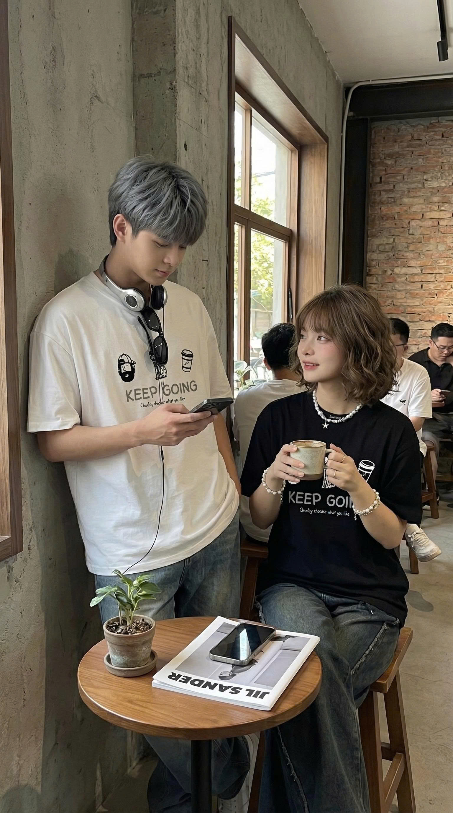 [NEW] Áo thun boxy CLOUDZY in Keep Going 100% cotton 250gsm dày dặn áo phông nam nữ unisex local brand streetwear KEEP