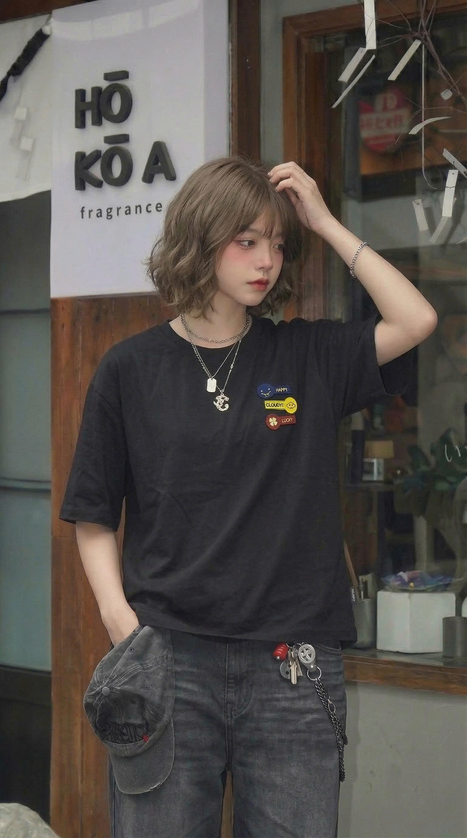 [NEW] Áo thun boxy in logo vải cotton 100% 250gsm form rộng nam nữ áo phông local brand CLOUDZY streetwear basic LUCKY