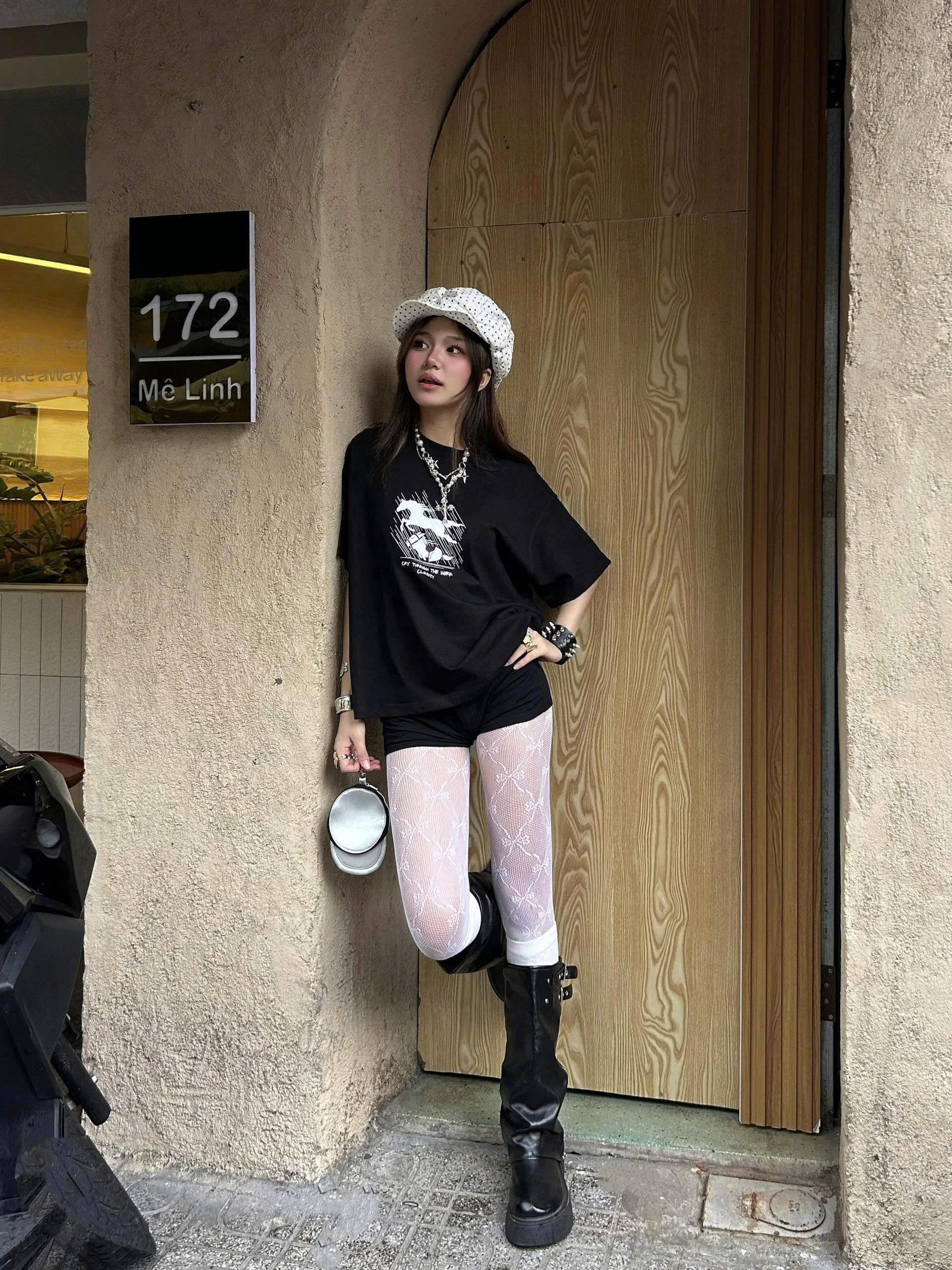 Áo thun tay lỡ boxy unisex form rộng local brand CLOUDZY in hình ngựa nhảy nghệ thuật graphic tee cotton hot trend CRY