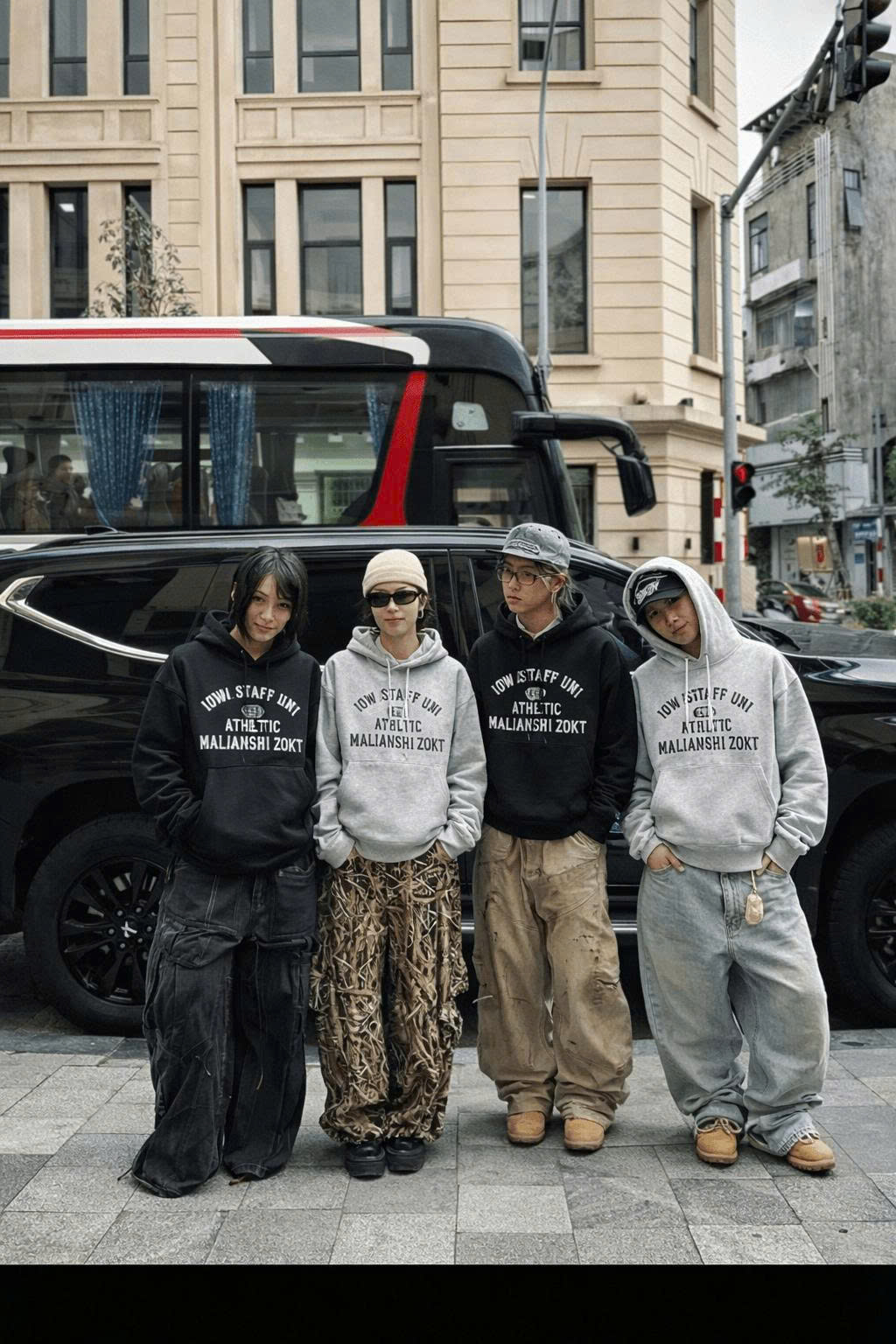 Áo nỉ hoodie có mũ form lửng tay bồng nam nữ chất liệu nỉ bông dày dặn ấm áp in chữ retro t86 MALIAN CLOUDZY localbrand