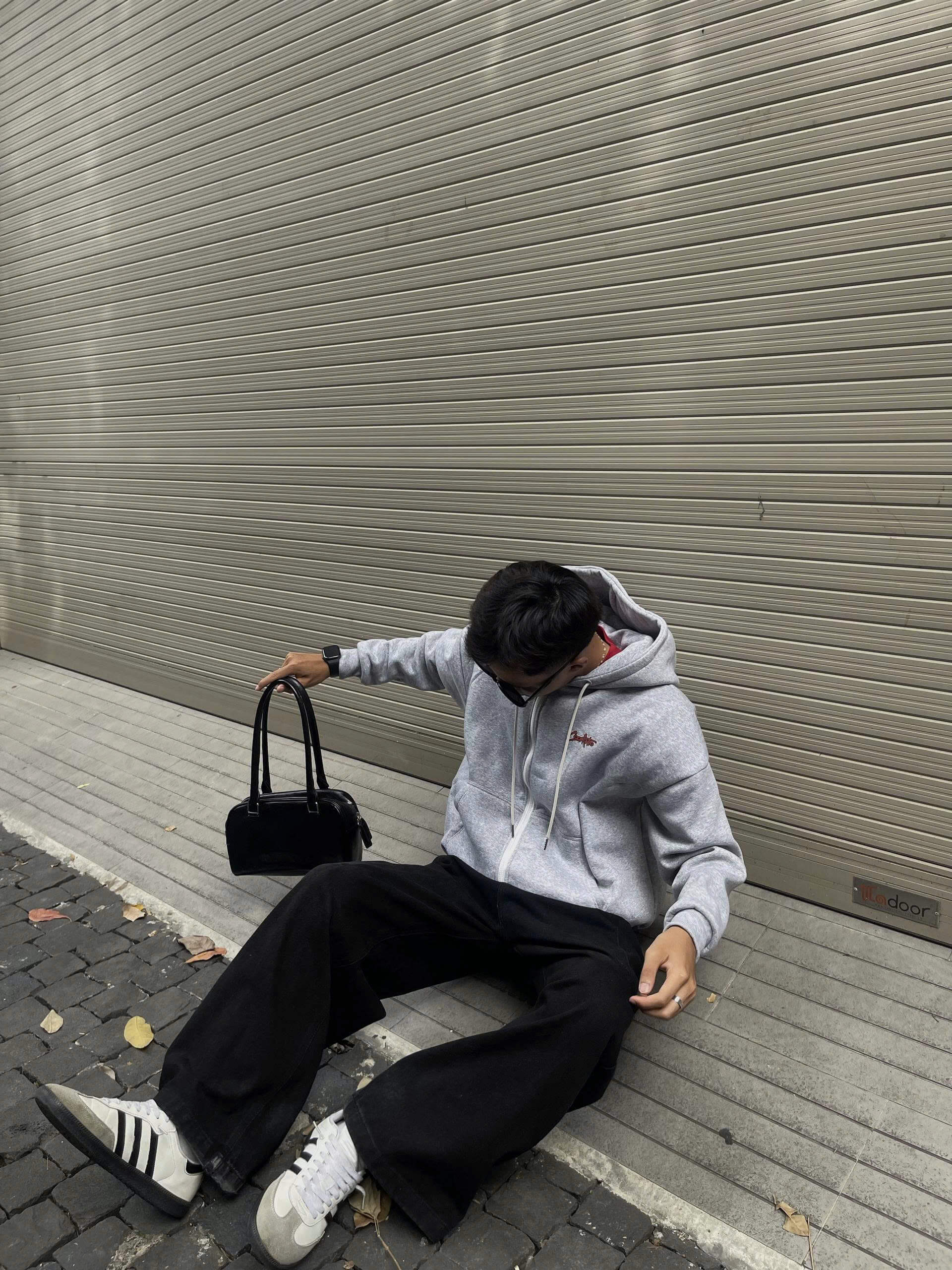 Áo hoodie zip boxy nam local brand Cloudzy hoodie nỉ bông nữ unisex form rộng basic mũ siêu to RETRO