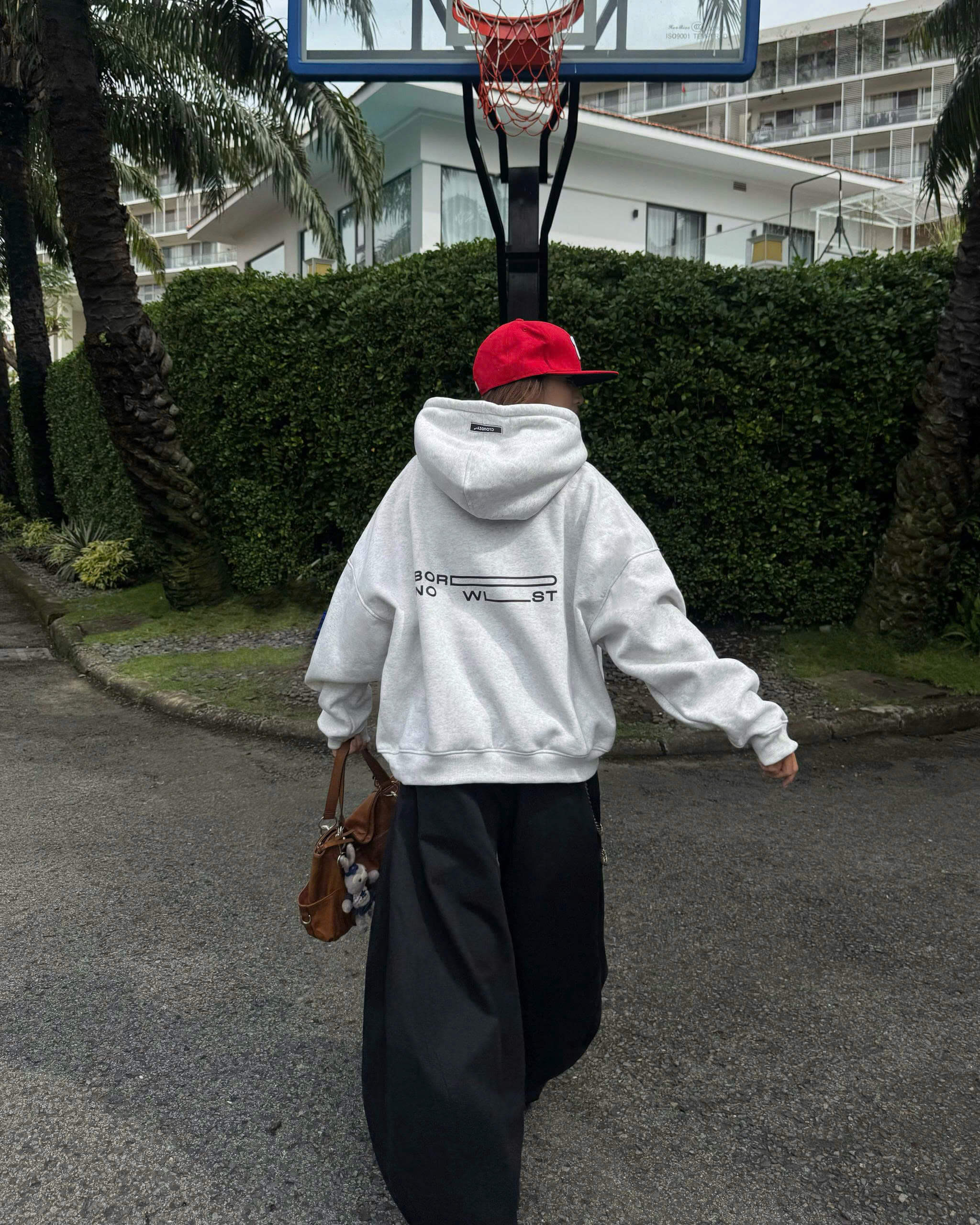 Áo khoác hoodie boxy nỉ nam local brand hoodie nữ unisex form rộng basic tay phồng CLOUDZY BOR