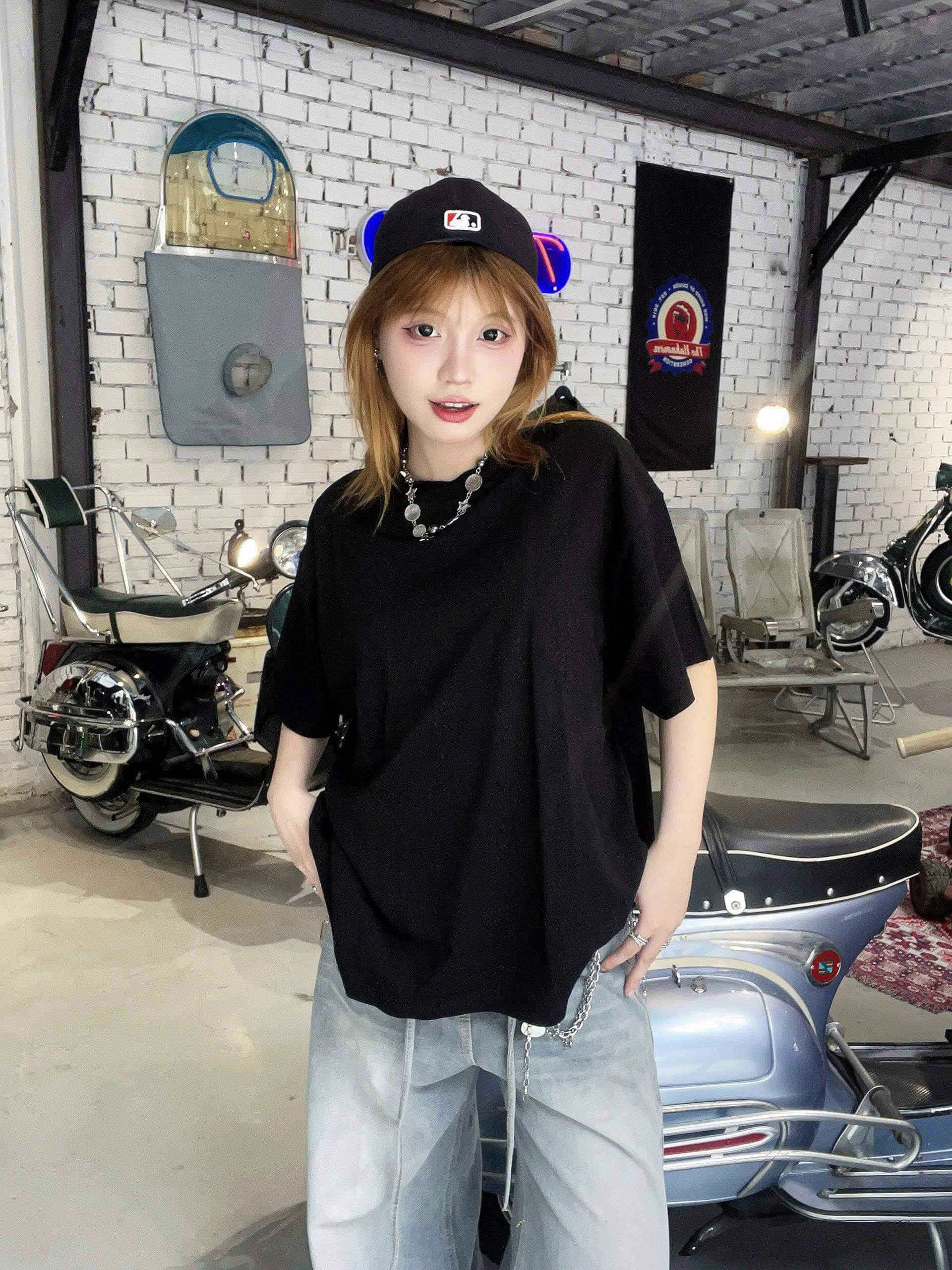 Áo phông nam nữ unisex tay lỡ AT TRƠN CLOUDZY thun form rộng local brand teen cổ tròn oversize