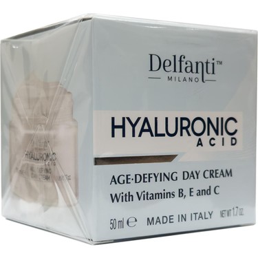 Kem Dưỡng Ngày Chống Lão Hóa DELFANTI MALINO HYALURONIC ACID WITH VITAMIN B, C and C ( 50ML )