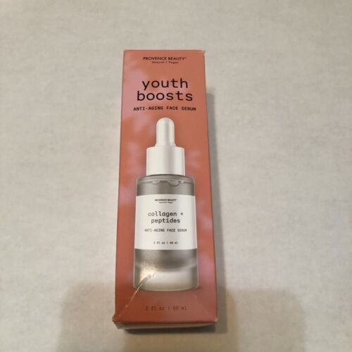 SERUM CHỐNG LÃO HÓA, LÀM TRẺ HÓA LÀN DA VỚI COLLAGEN VÀ PEPTIDES, PROVENCE BEAUTY YOUTH BOOSTS ANTI AGING FACE SERUM COLLAGEN + PEPTIDES ( CHAI 60ML )  DÙNG ĐƯỢC NGÀY VÀ ĐÊM