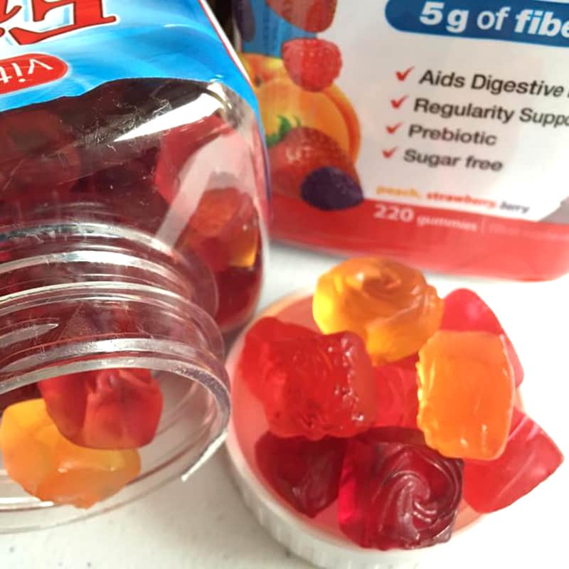 KẸO BỔ SUNG CHẤT XƠ KHÔNG ĐƯỜNG VITAFUSION FIBER WELL GUMMIES SUGAR FREE HỘP 220 VIÊN