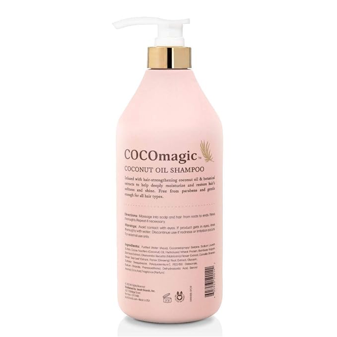 DẦU GỘI DẦU DỪA VỚI CHIẾT XUẤT THỰC VẬT COCOMAGIC SHAMPOO COCONUT OIL 946ML