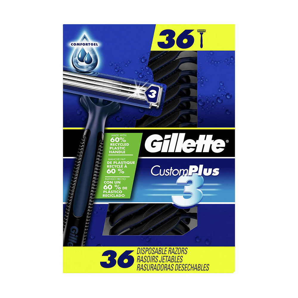 Dao cạo râu Gillette Custom Plus3 hộp 36 cái