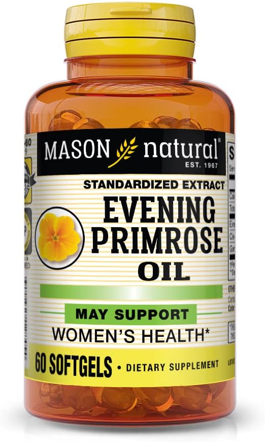 VIÊN UỐNG TINH DẦU HOA ANH THẢO CÂN BẰNG NỘI TIẾT TỐ NỮ MASON NATURAL EVENING PRIMROSE OIL 1000MG HỘP  60 VIÊN )