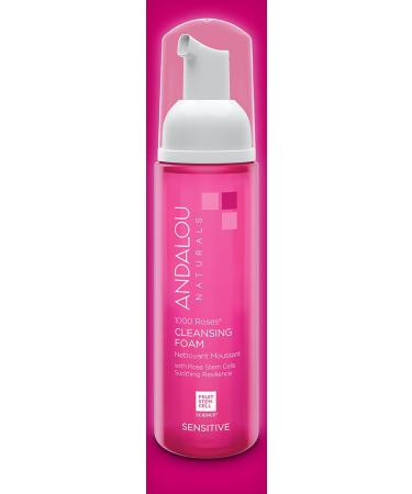 SỮA RỬA MẶT TẠO BỌT VỚI TÊ BÀO GỐC HOA HỒNG CHO LÀN DA NHẠY CẢM ANDALOU NATURALS CLEANSING FOAM WITH ROSE STEM CELLS SENSITIVE 163ML