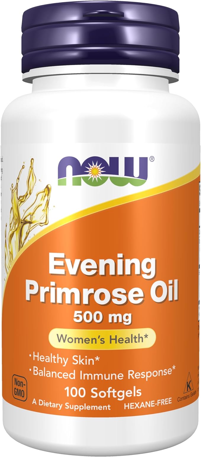 VIÊN UỐNG DẦU HOA ANH THẢO ( HAY CÒN GỌI LÀ HOA ANH THẢO CHIỀU ) NOW EVENING PRIMROSE OIL 500MG ( HỘP 100 VIÊN NANG MỀM )