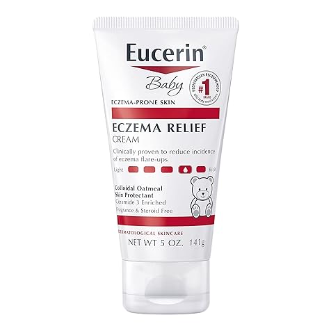 KEM HỖ TRỢ GIẢM CHÀM, LÁC SỮA, VIÊM DA Ở TRẺ EM EUCERIN BABY ECZEMA RELIEF CREAM 141G