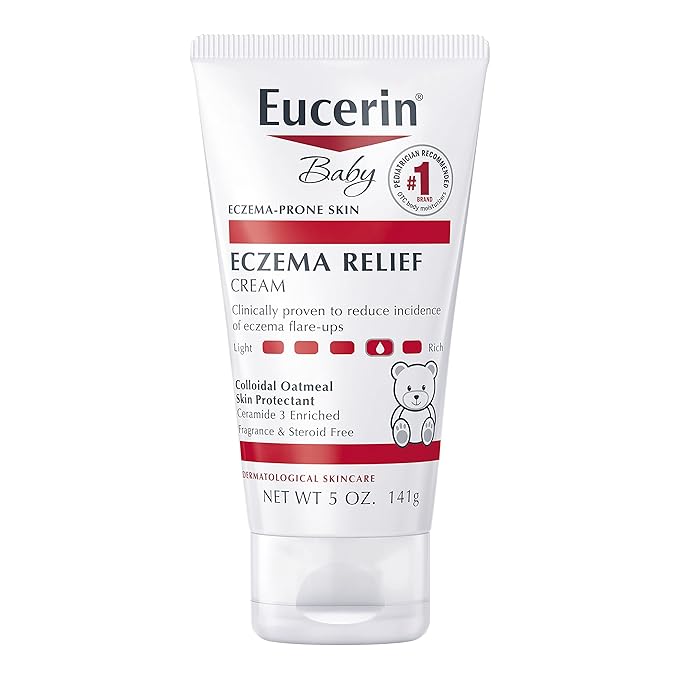 KEM HỖ TRỢ GIẢM CHÀM, LÁC SỮA, VIÊM DA Ở TRẺ EM EUCERIN BABY ECZEMA RELIEF CREAM 141G
