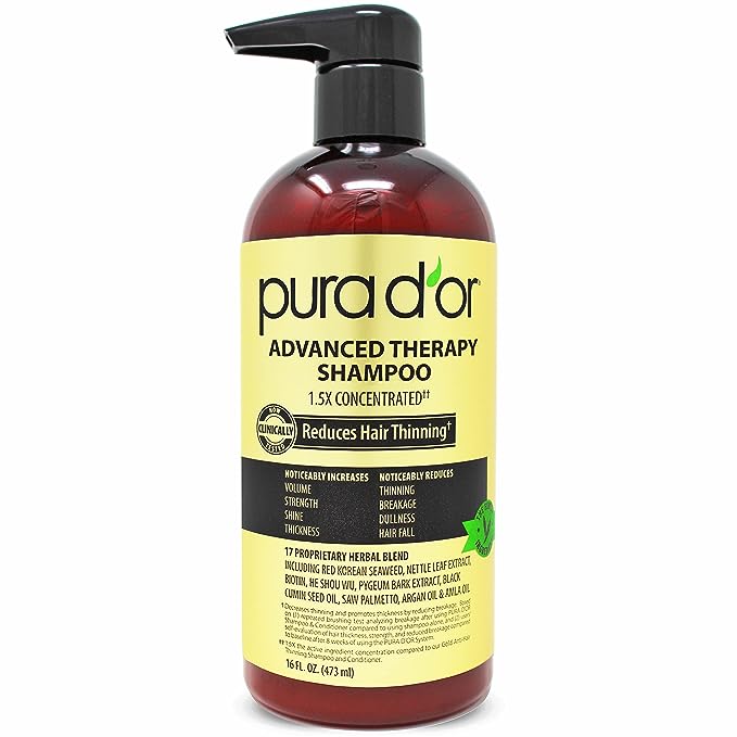 DẦU GỘI LÀM DÀY TÓC PURA D'OR ADVANCED THERAPY SHAMPOO 709ML