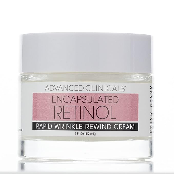 KEM ĐÊM DƯỠNG ẨM CHỐNG LÃO HÓA, TRẺ HÓA LÀN DA VỚI RETINOL, ADVANCED CLINICALS ENCAPSULATED RETINOL RAPID WRINKLE REWIND CREAM 59ML