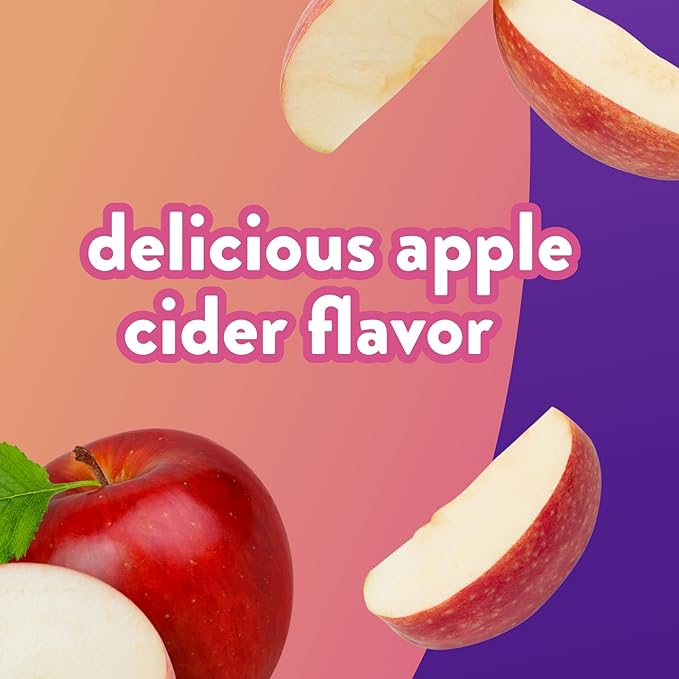 KẸO DẺO GIẤM TÁO HỖ TRỢ TIÊU HÓA VÀ GIẢM CÂN VITAFUSION APPLE CIDER VINEGAR ( HỘP 60 VIÊN KẸO DẺO MỀM )