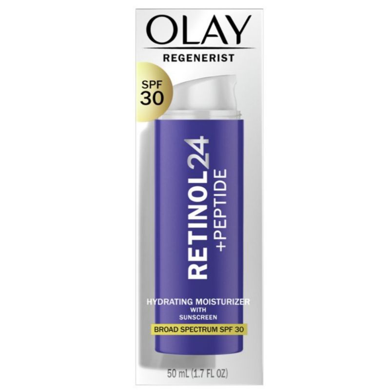 KEM DƯỠNG ẨM CHỐNG NẮNG LÀM SÁNG DA SPF 30 OLAY REGENERIST RETINOL24 + PEPTIDE HYDRATING MOISTURIZER WITH SUNSCREEN 50ML