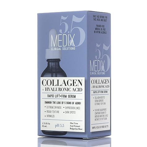 SERUM NÂNG CƠ, SĂN CHẮC DA MẶT MEDIX 5.5 COLLAGEN + HYALURONIC ACID RAPID LIFT + FIRM SERUM 52ML