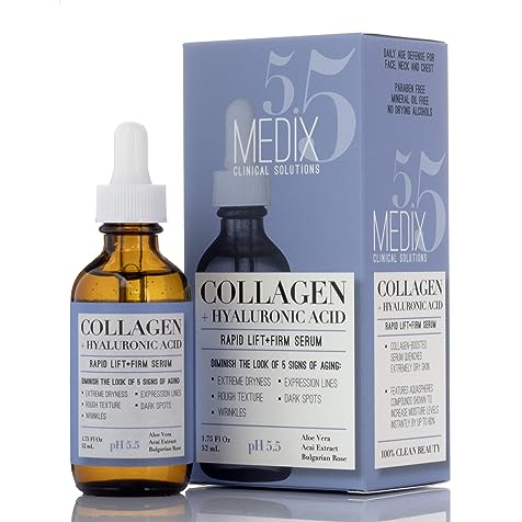SERUM NÂNG CƠ, SĂN CHẮC DA MẶT MEDIX 5.5 COLLAGEN + HYALURONIC ACID RAPID LIFT + FIRM SERUM 52ML