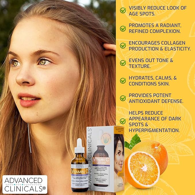 SERUM VITAMIN C CHỐNG LÃO HÓA LÀM SÁNG DA ADVANCED CLINICALS VITAMIN C SERUM 52ML
