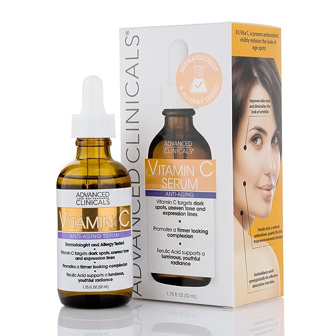 SERUM VITAMIN C CHỐNG LÃO HÓA LÀM SÁNG DA ADVANCED CLINICALS VITAMIN C SERUM 52ML