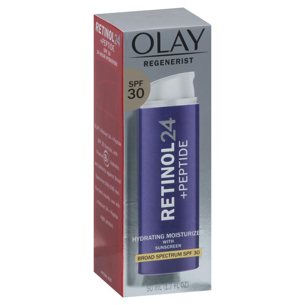 KEM DƯỠNG ẨM CHỐNG NẮNG LÀM SÁNG DA SPF 30 OLAY REGENERIST RETINOL24 + PEPTIDE HYDRATING MOISTURIZER WITH SUNSCREEN 50ML
