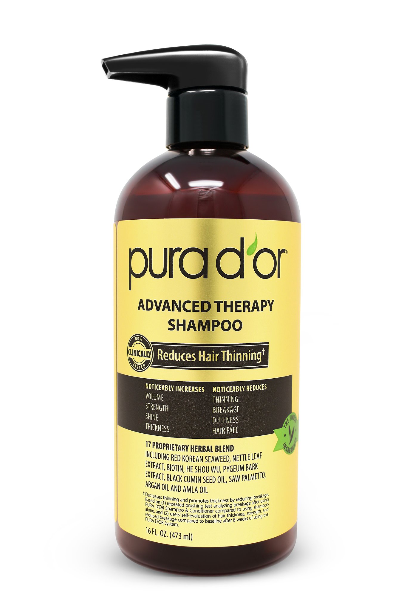 DẦU GỘI LÀM DÀY TÓC PURA D'OR ADVANCED THERAPY SHAMPOO 709ML