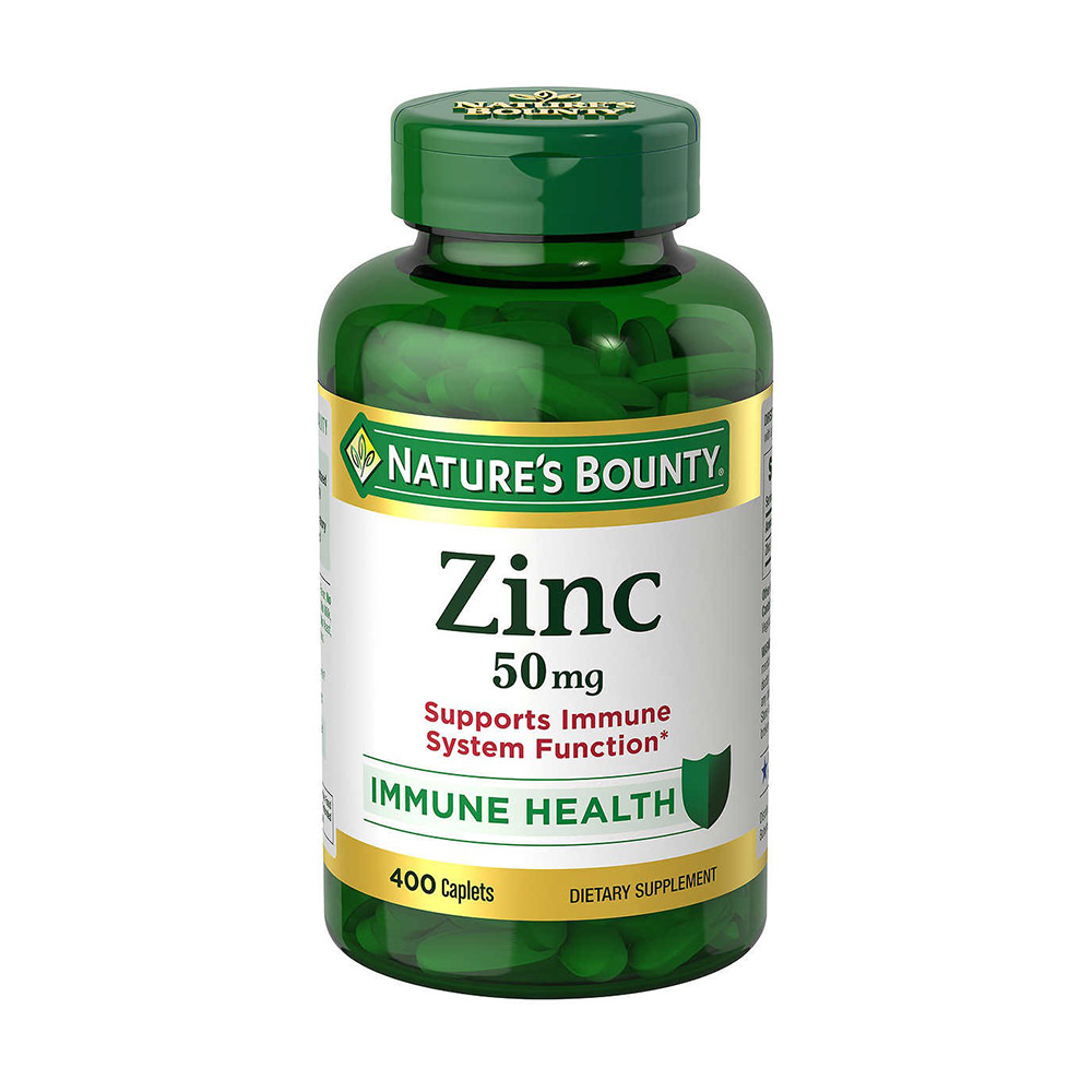 VIÊN UỐNG BỔ SUNG KẼM NATURE'S BOUNTY ZINC 50MG - 400 VIÊN