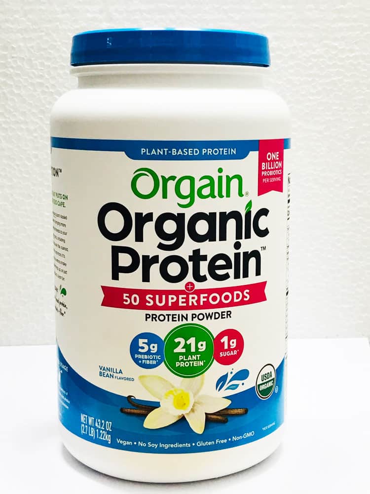 BỘT UỐNG BỔ SUNG CHẤT ĐẠM  ( PROTEIN ) HỮU CƠ THUẦN CHAY HƯƠNG VANI, ORGAIN ORGANIC PROTEIN VANILLA ( HỘP 1.22KG )