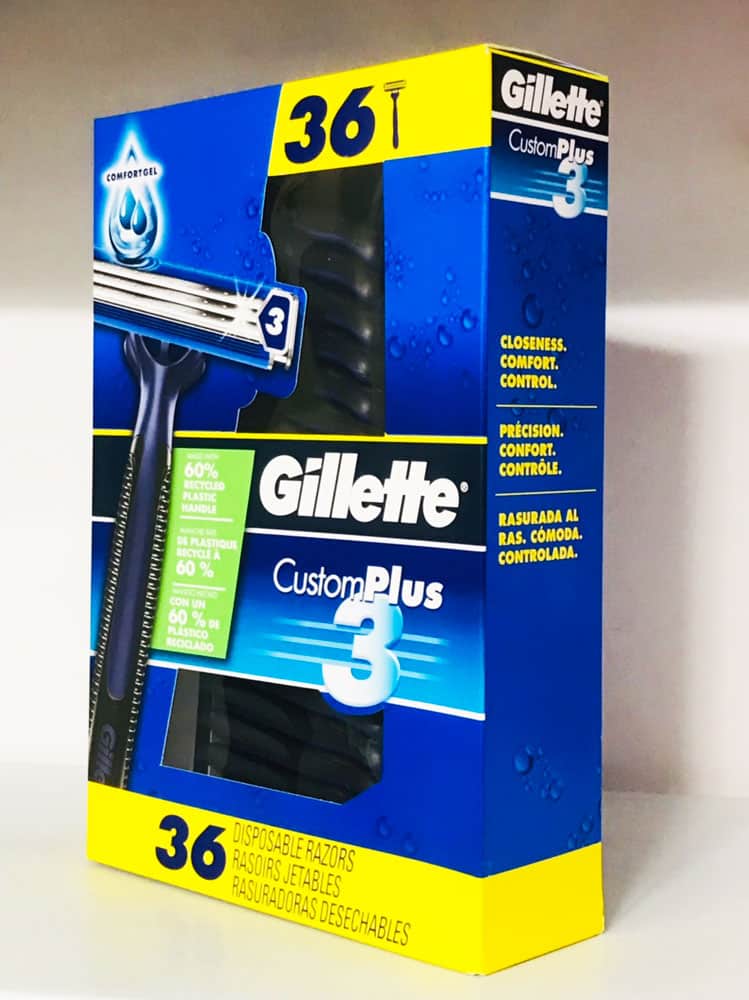 Dao cạo râu Gillette Custom Plus3 hộp 36 cái
