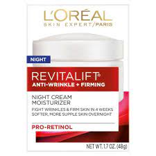 Kem dưỡng ẩm chống nhăn, làm săn chắc da ban đêm L’Oreal Revitalift Anti-Wrinkle + Firming Night Moisturizer 48g