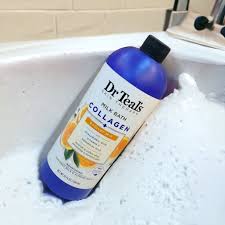 SỮA TẮM TRỊ LIỆU GIÚP THƯ GIÃN LÀM SÁNG DA TỰ NHIÊN, RẠNG RỠ VÀ NUÔI DƯỠNG LÀN DA VỚI COLLAGEN, VITAMIN C , SỮA DỪA VÀ SỮA HẠNH NHÂN DR, TEAL'S SKIN THERAPY MILK BATH COLLAGEN RADIANT SKIN 946ML