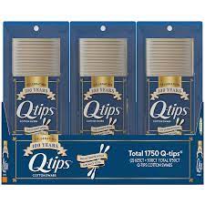 SET TĂM BÔNG Q-TIPS COTTON SWABS  1750 TĂM  ( 2 HỘP 625 TĂM + 1 HỘP 500 TĂM)
