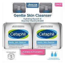 Set 2 Chai Sữa Rửa Mặt CETAPHIL GENTLE SKIN CLEANSER ( 2 Chai 591ml ) Phù Hợp Mọi Loại Da
