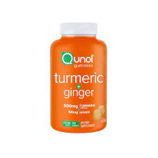 KẸO DẺO TINH CHẤT NGHỆ & GỪNG QUNOL TURMERIC 500MG GINGER 50MG HỘP 200 KẸO