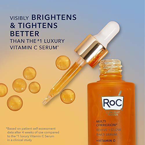 SERUM LÀM SÁNG VÀ SĂN CHẮC DA ROC MULTI COREXION REVIVE + GLOW DAILY SERUM CHAI x 50ML